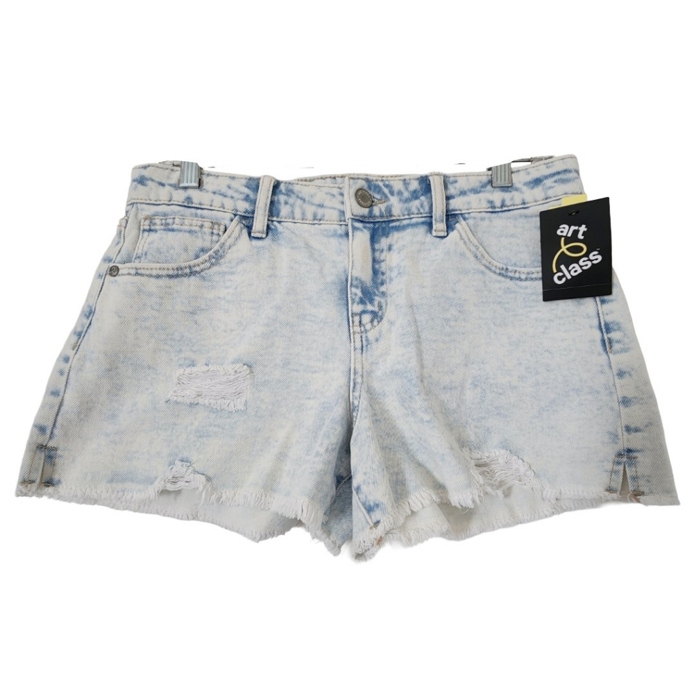 NWT Art Class Light Wash Distressed Adjustable Waist (14/16)
